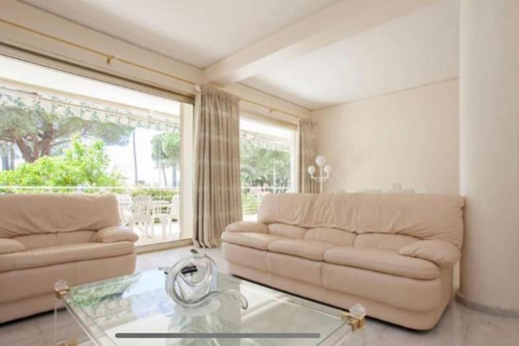 Superbe Appartement Vue Mer Pointe Croisette Cannes Exteriör bild